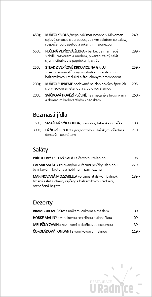 jidelni_listek_02 Restaurace U Radnice Jídelní lístek