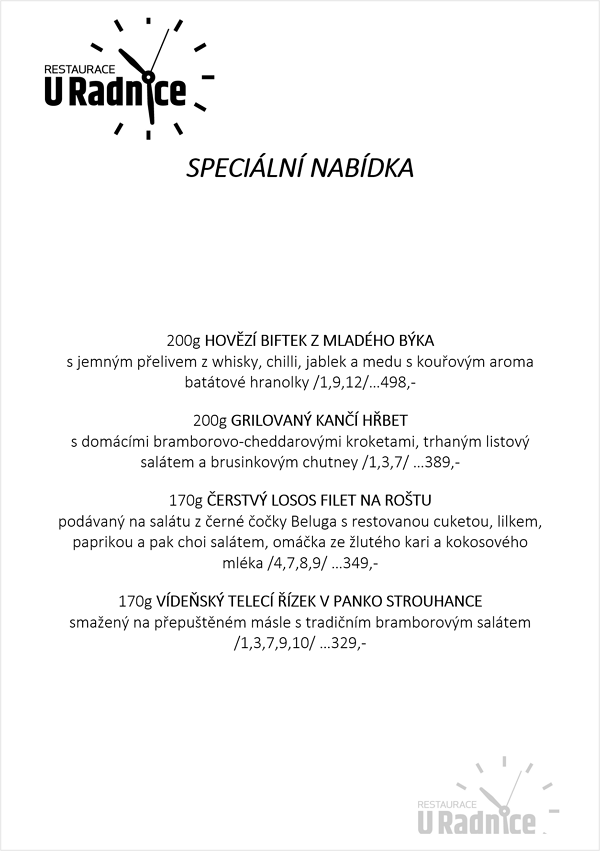 Svatomartinské menu 2023