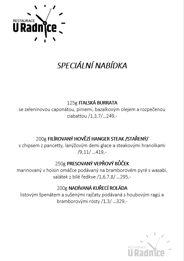 Svatomartinské menu 2023