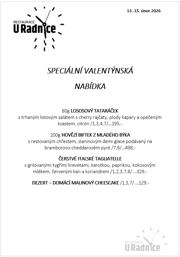 Svatomartinské menu 2023