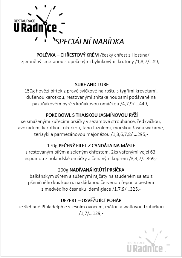 Svatomartinské menu 2023