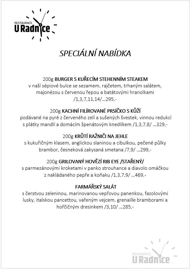 Svatomartinské menu 2023