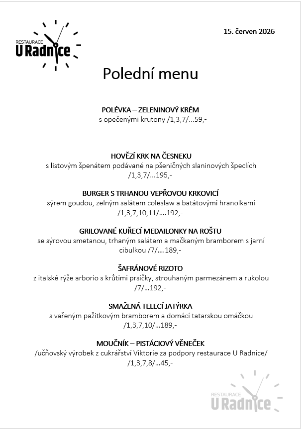 Svatomartinské menu 2023