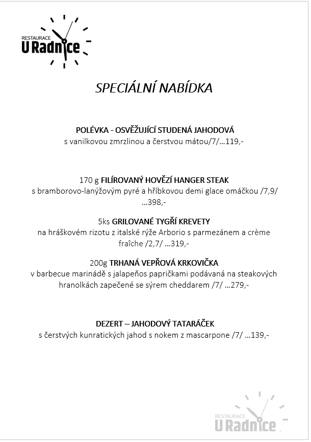 Svatomartinské menu 2023