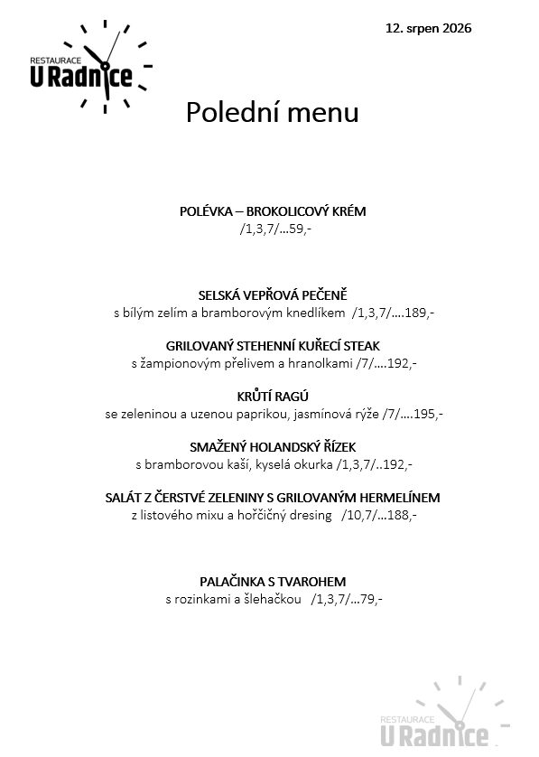 Svatomartinské menu 2023